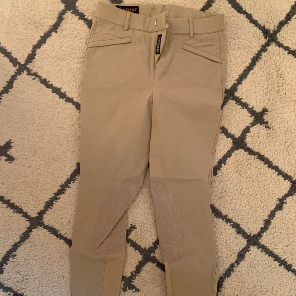 Tan Ariat breeches